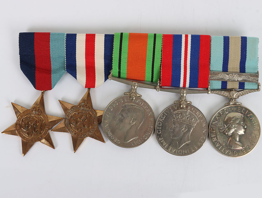 #60 – Royal Observer Corps Long Service Medal Group of Five