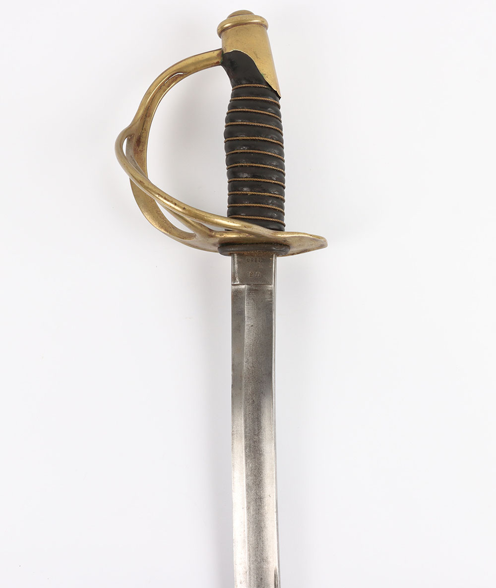 #606 – American Civil War Union Cavalry Troopers Sword d.1865