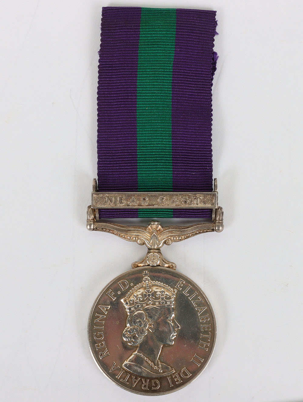 #71 – EIIR General Service Medal to the Royal Armoured Corps for Service in the 1956 Suez Emergency