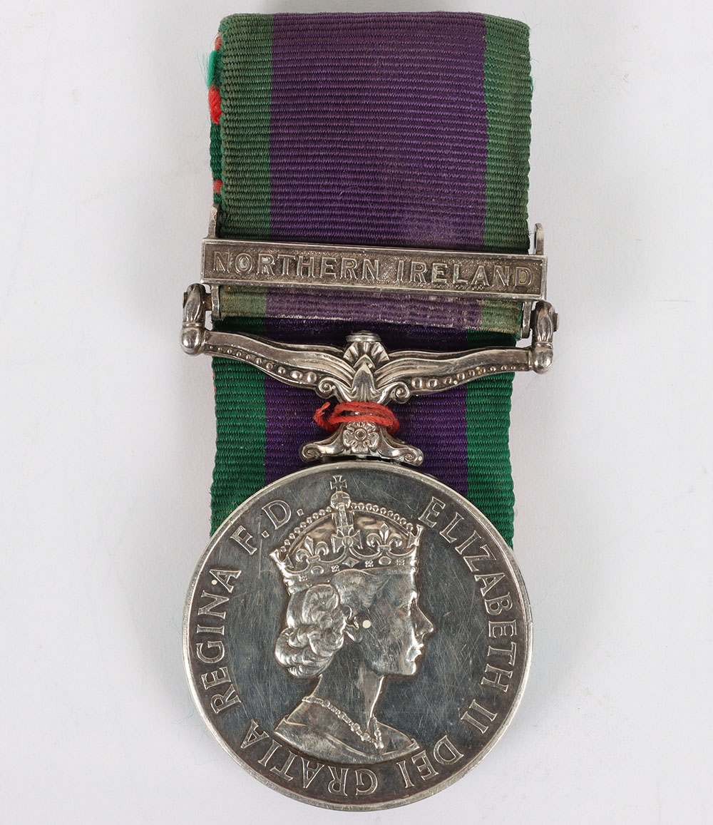 #72 – EIIR General Service Medal to the Grenadier Guards for Service in Northern Ireland