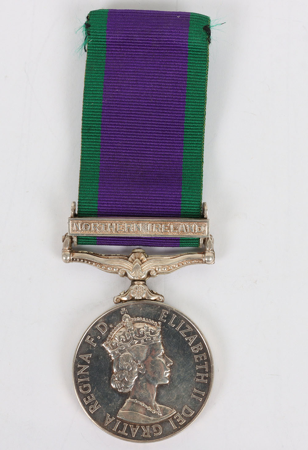 #73 – EIIR General Service Medal to the 9/12th Lancers for Service in Northern Ireland