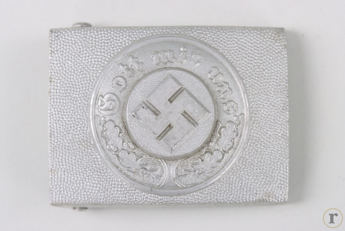 #72-227 – Police buckle ‘Gott mit uns’ (EM/NCO) – Wilhelm Schröder Aluminium die-cast patent production