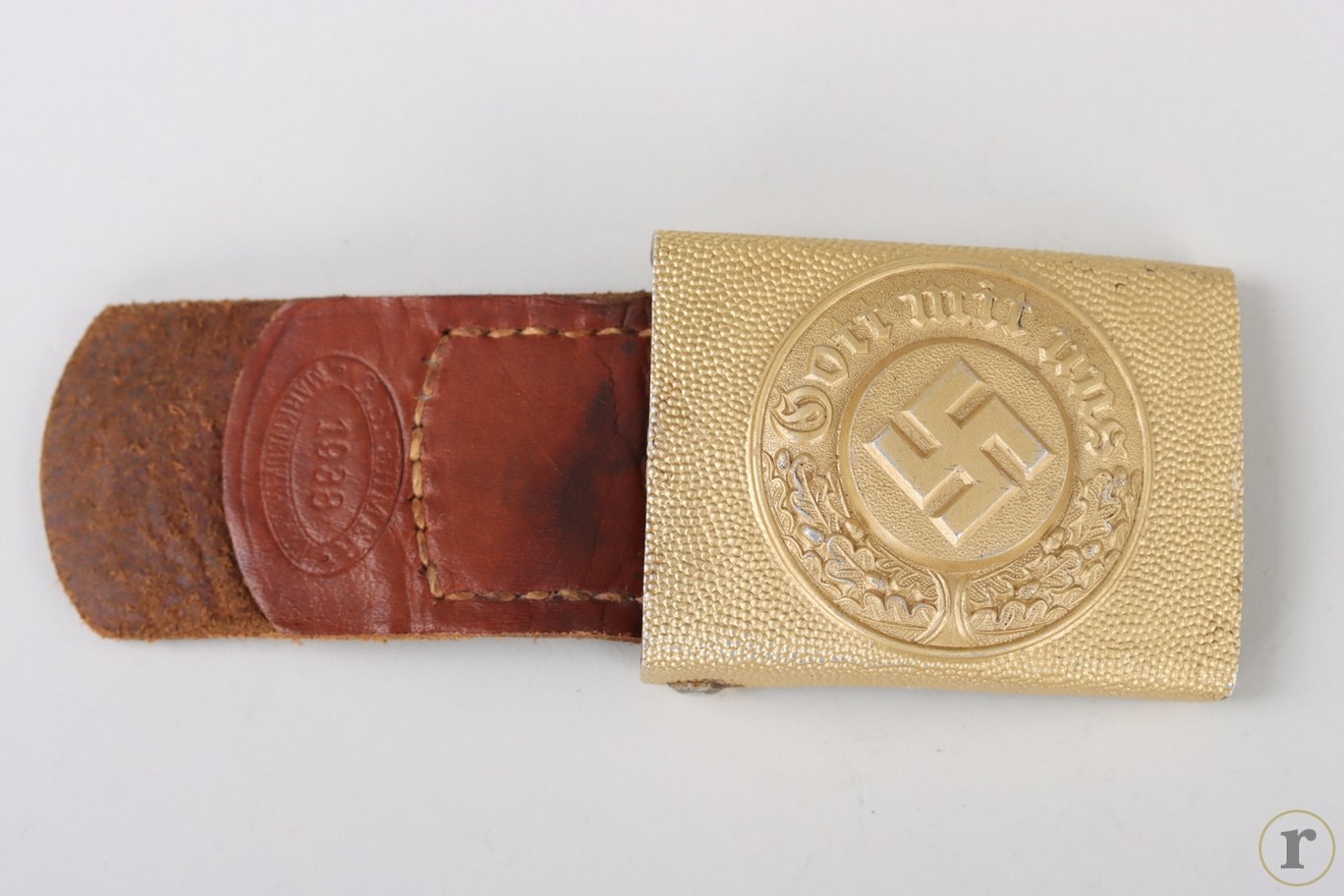 #72-229 – Water protection police buckle ‘Gott mit uns’ (EM/NCO) – Gustav Brehmer