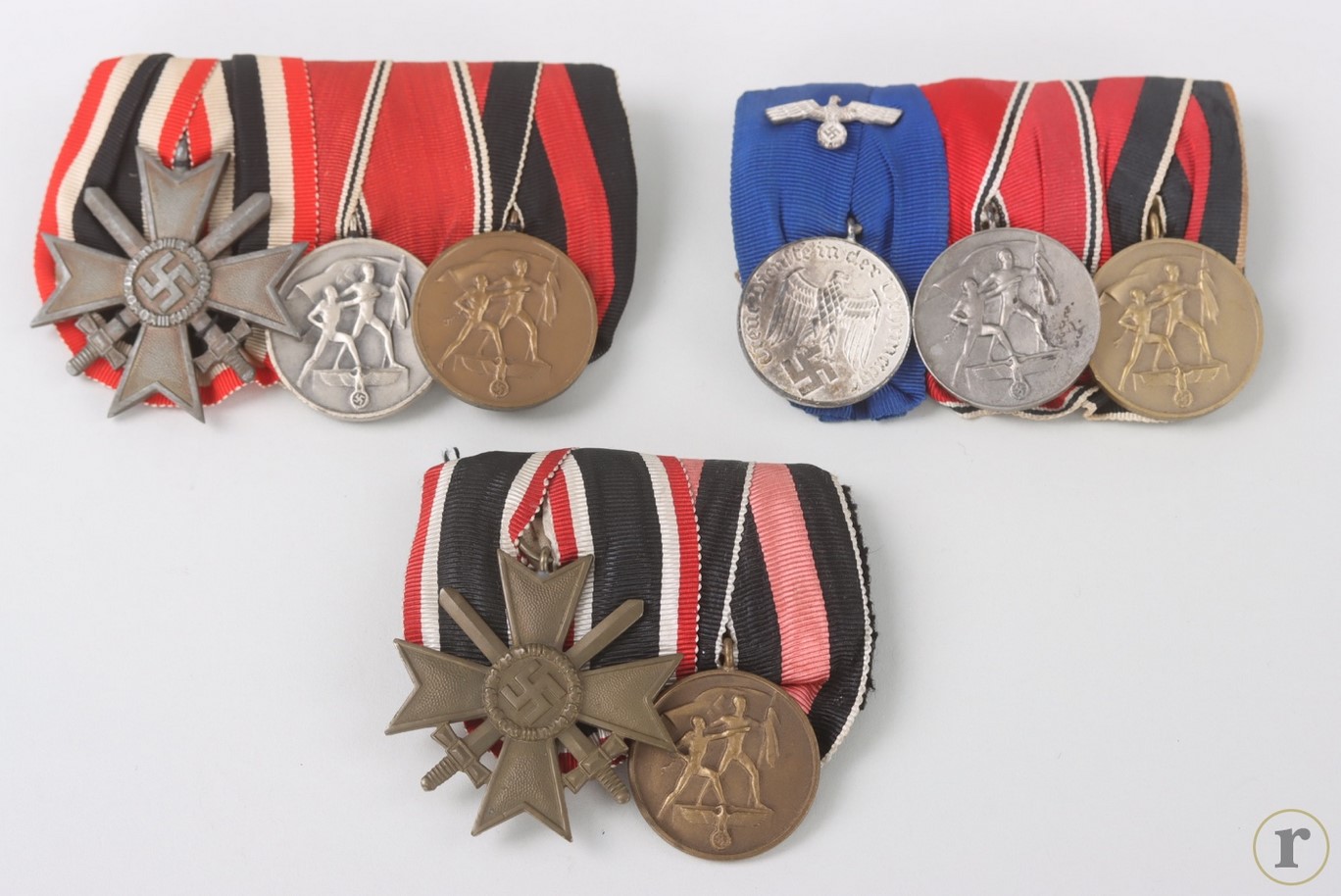 #73-1218 – 3x Wehrmacht medal bars