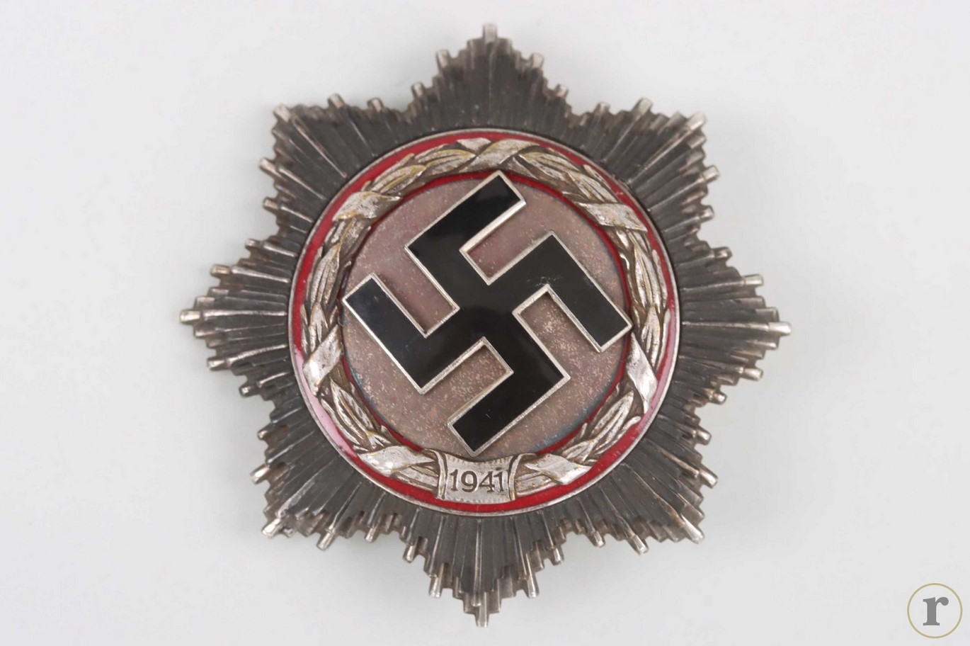 #73-1288 – German Cross in Silver – Deschler (6 rivet)