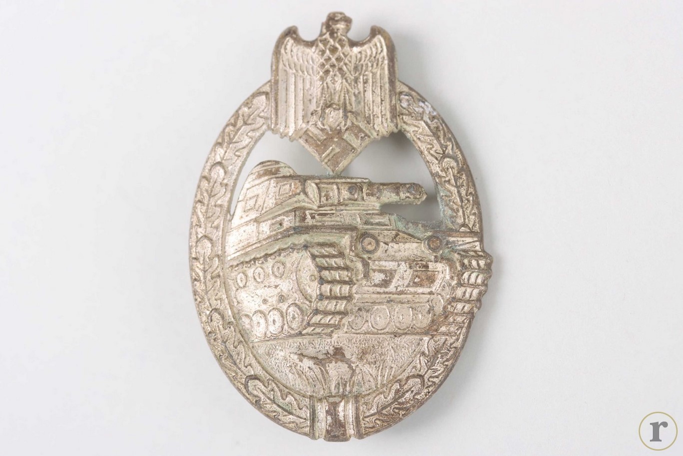 #73-1321 – Tank Assault Badge in Silver ‘S&L’