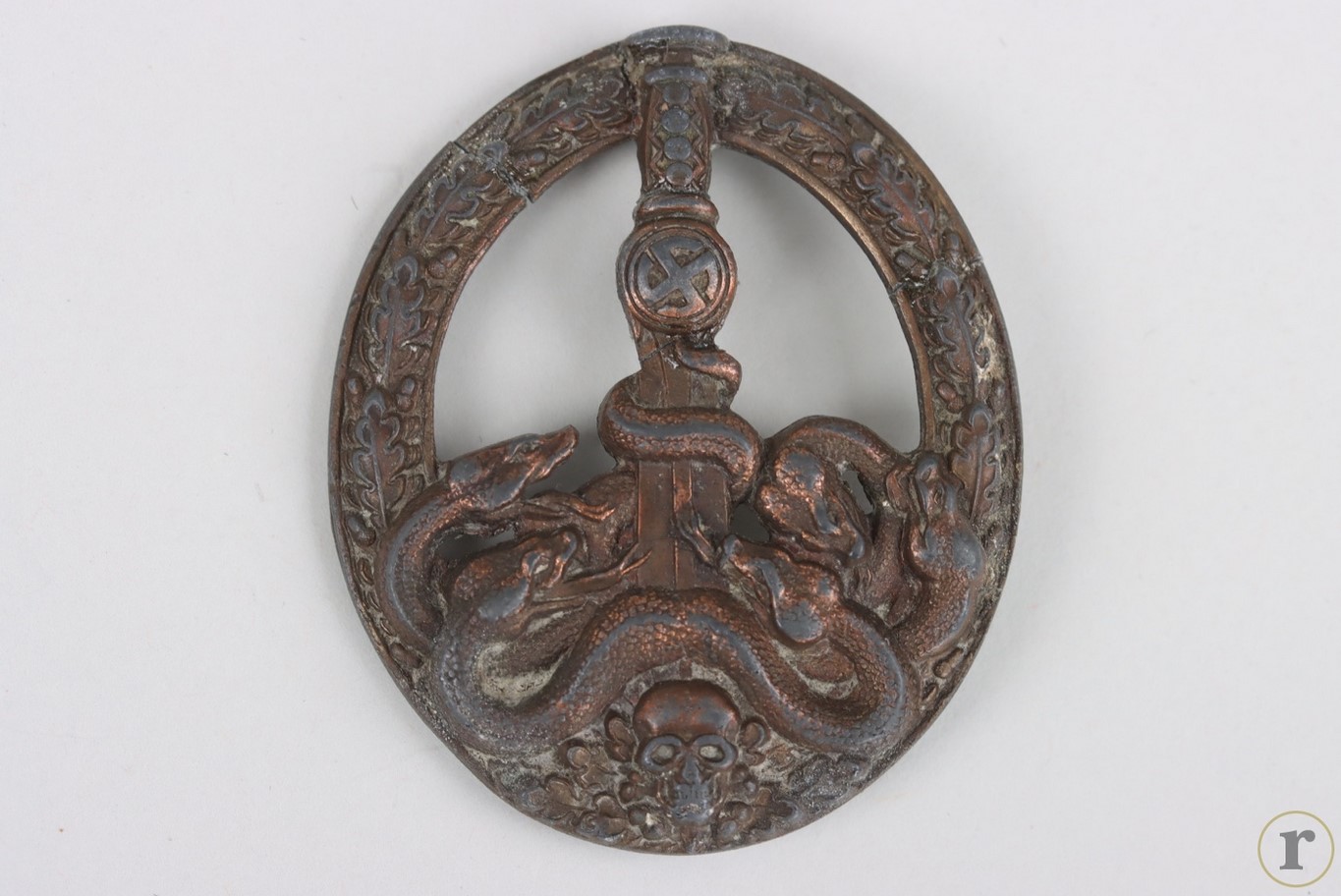 #73-1330 – Anti Partisan Badge in Bronze – Juncker