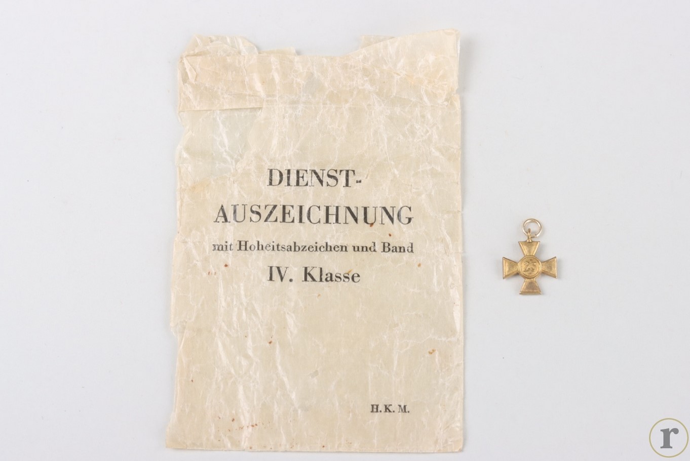 #73-1416 – Heer & Kriegsmarine Long Service Award 1st Class for 25 years