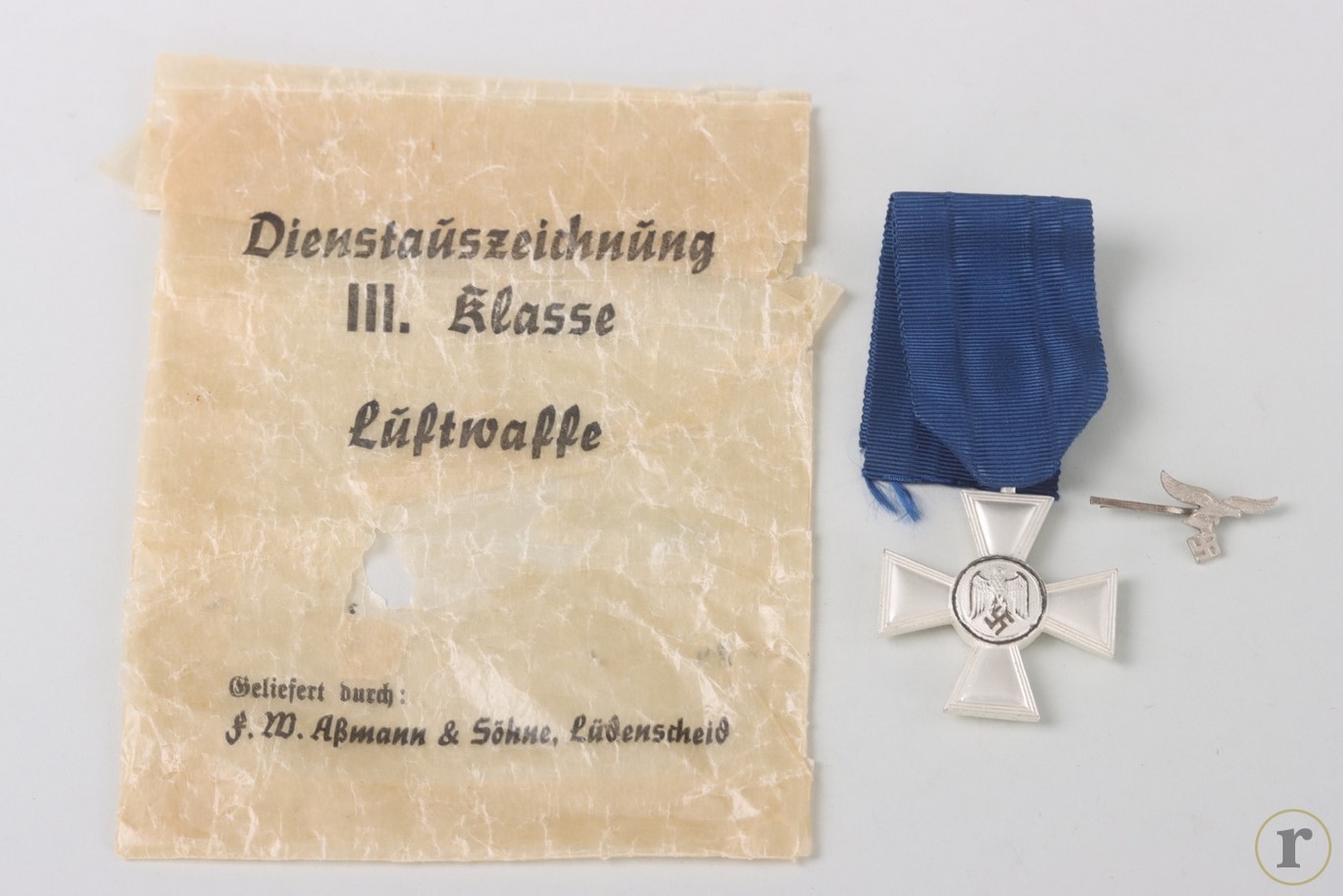 #73-1419 – Luftwaffe Long Service Award 2nd Class for 18 years with bag