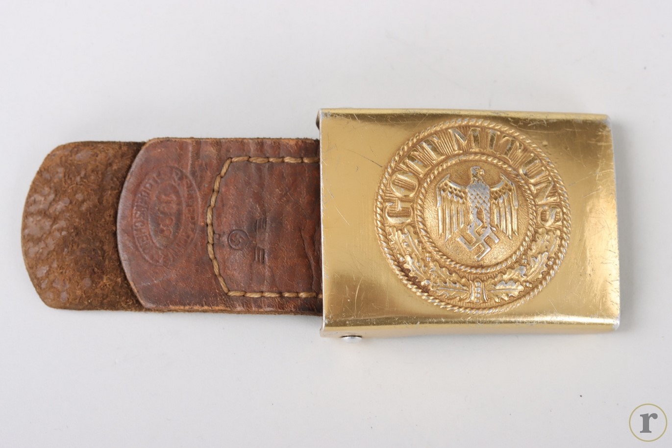 #72-058 – Kriegsmarine buckle ‘Gott mit uns’ (EM/NCO) – RSS