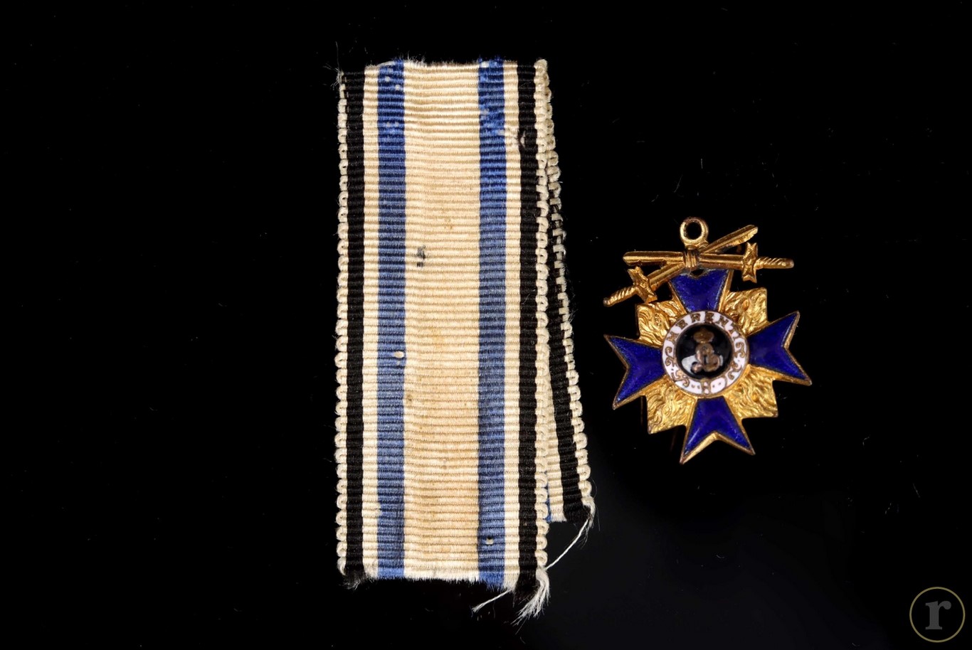 #73-1579 – Bavaria Miniature Order of Military Merit 3rd Class with Swords