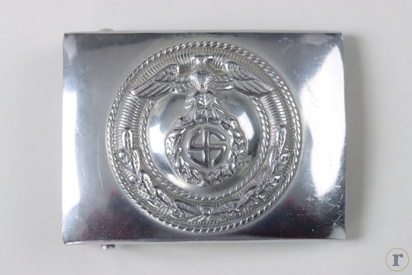 #72-064 – SA / NSKK buckle (EM/NCO) – Meyer & Franke marked RZM119