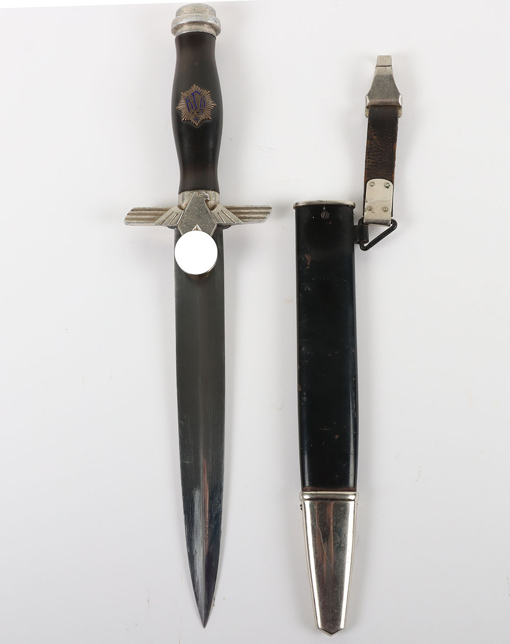 #116 – Third Reich 1st Model RLB (Reichsluftschutzbund) Enlisted Mans Dress Dagger by Ernst Erich Witte, Solingen