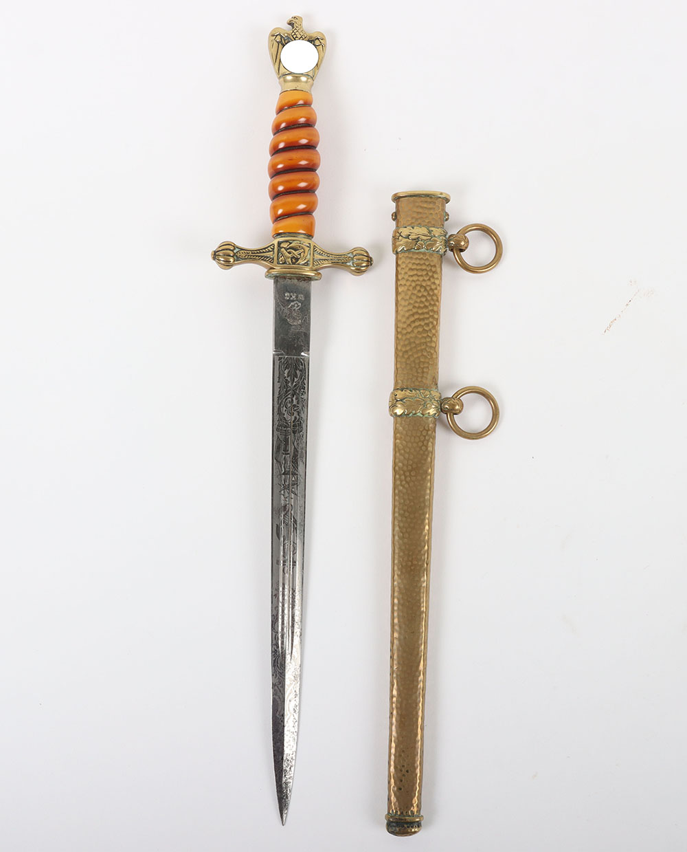 #131 – WW2 German Kriegsmarine Officers Dress Dagger by WKC