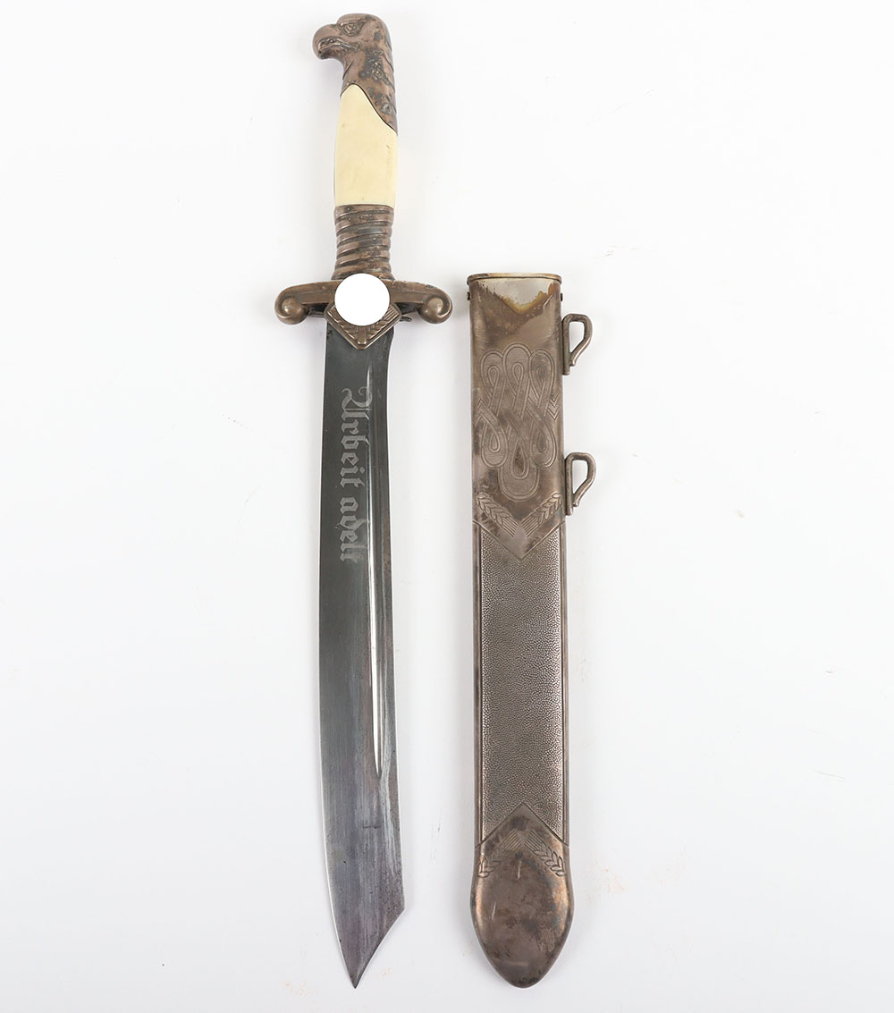 #144 – Third Reich Reichsarbeitsdienst (RAD) Labour Service Officers Dress Dagger by Paul Weyersberg & Co, Solingen