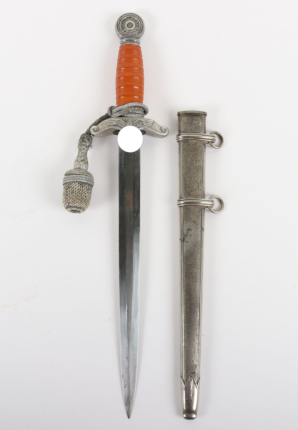 #146 – Rare Third Reich TENO (Technische Nothilfe) Officers Dress Dagger by Carl Eickhorn, Solingen