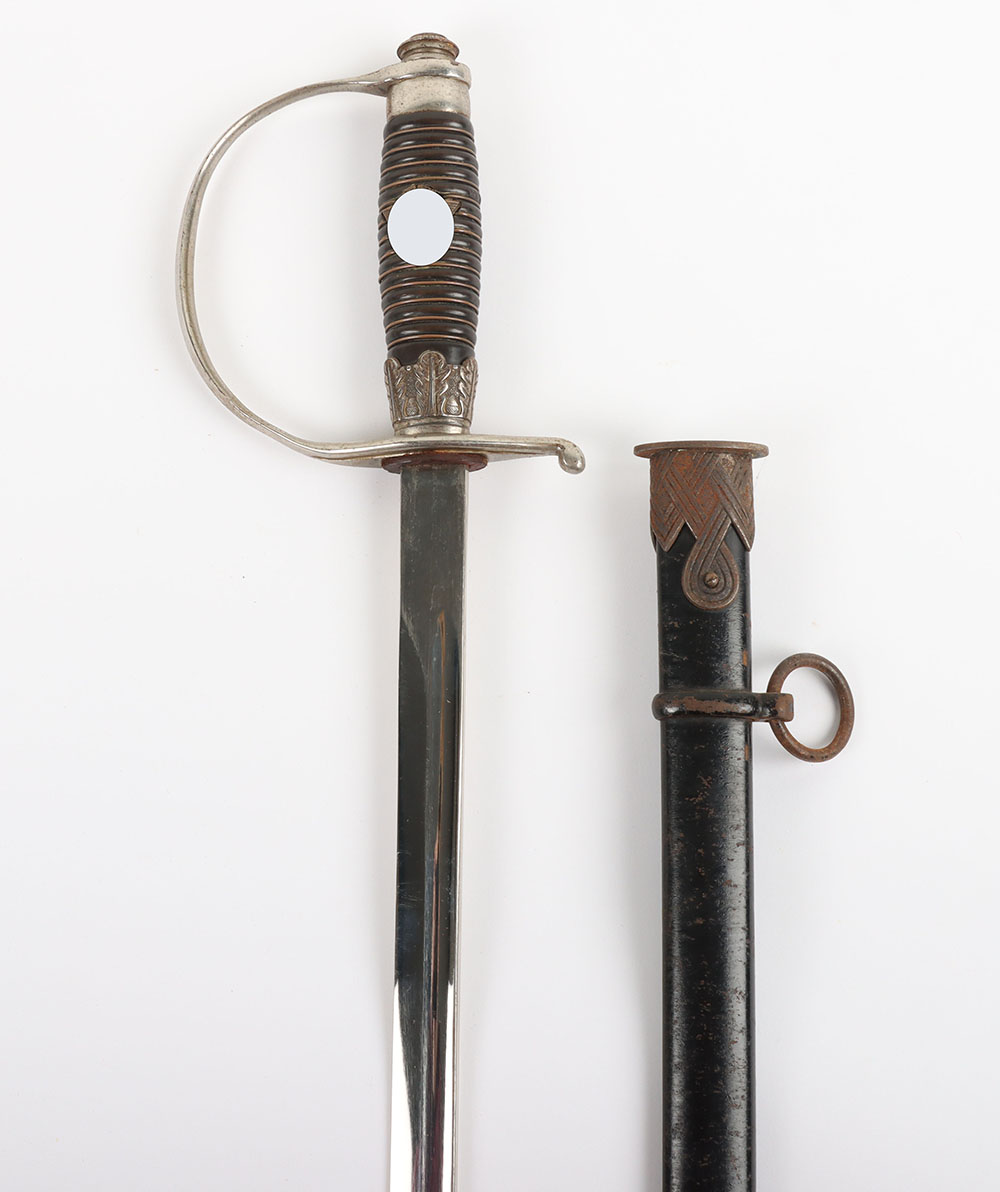 #158 – Third Reich Police Officers Sword by Hermann Rath, Solingen