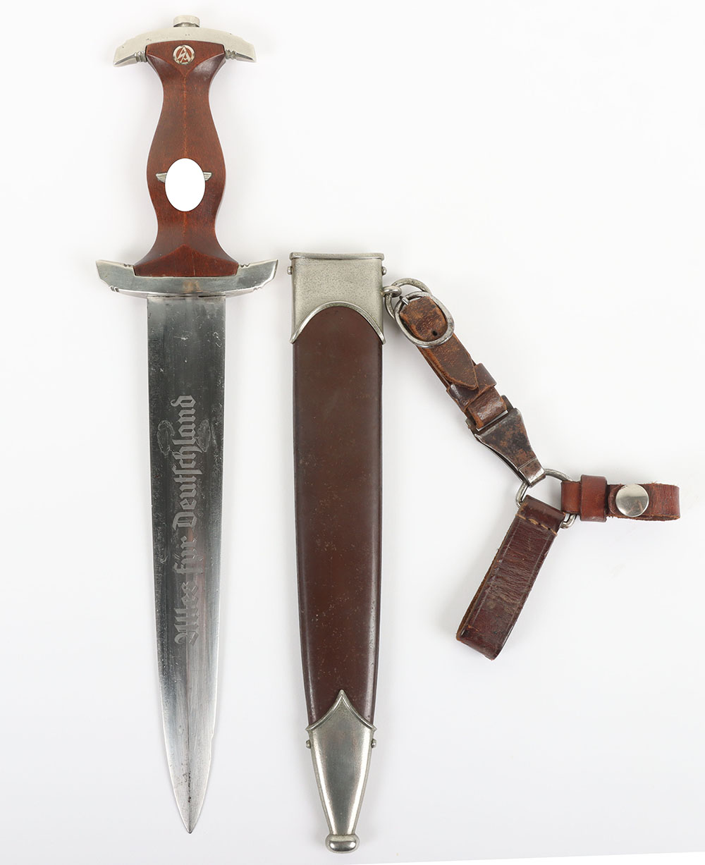 #16 – Rare Third Reich SA (Sturmabteilung) Dagger with Full Ernst Röhm Dedication by Carl Eickhorn, Solingen