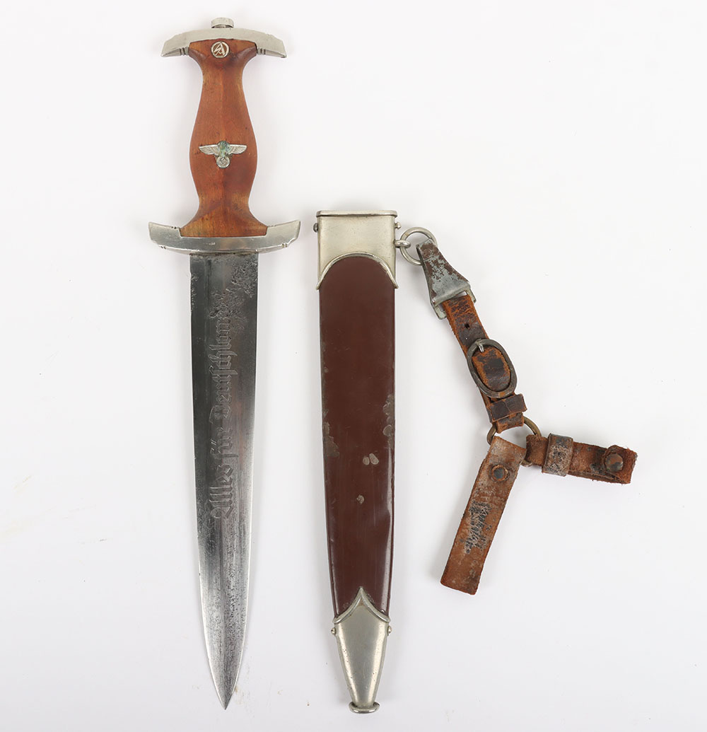 #19 – Third Reich SA (Sturmabteilung) Dagger by EP&S, Solingen with Dedication to the Blade