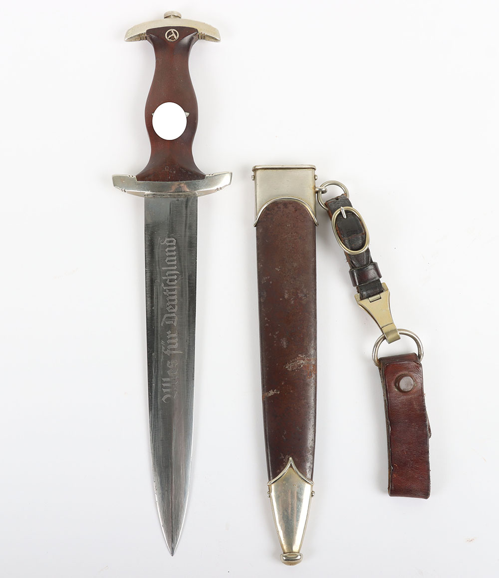 #20 – Third Reich SA (Sturmabteilung) Dagger with Name of Original Owner Etched to Blade, by Ed Wusthof, Solingen