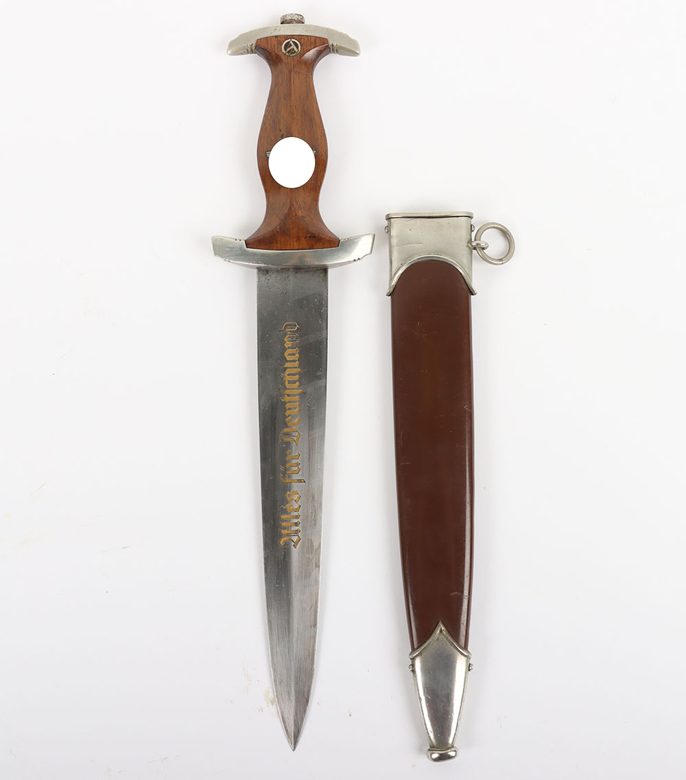 #21 – Third Reich SA (Sturmabteilung) Dagger by Carl Eickhorn, Solingen with Gilded Motto and Makers Trademark