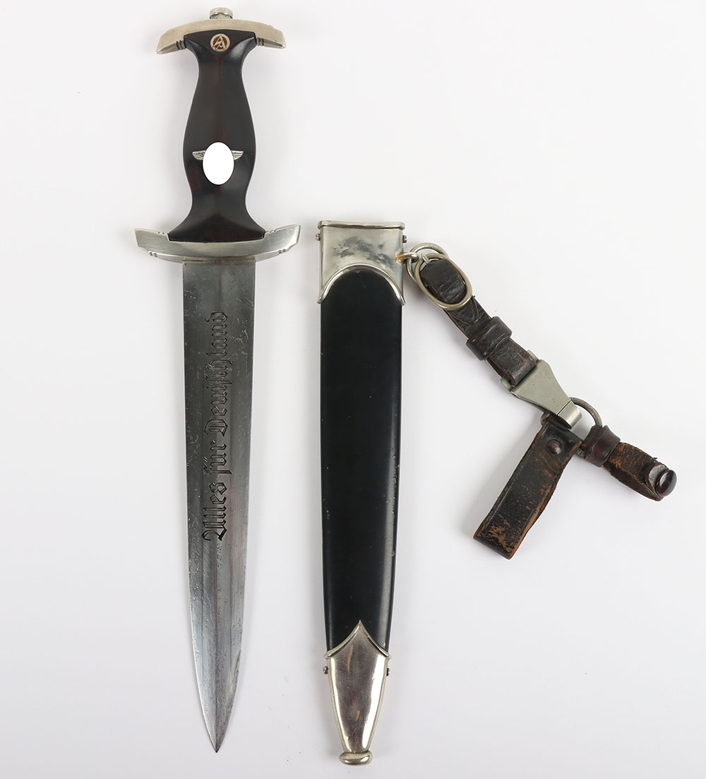 #30 – Rare Unit Marked 1st Pattern SA (Sturmabteilung) Marine Dagger by Malsch & Ambronn, Steinbach