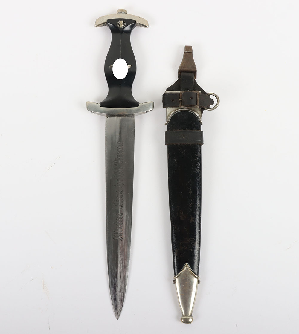 #39 – Rare Third Reich SS (Schutzstaffel) Dress Dagger with Full Ernst Röhm Dedication by Rich Abr Herder, Solingen