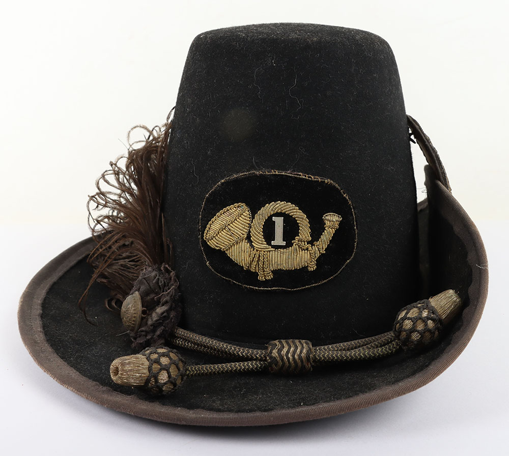 #106 – US CIVIL WAR PERIOD UNION INFANTRY OFFICERS M-1858 HARDEE HAT NICKNAMED THE ‘JEFF DAVIS’ HAT