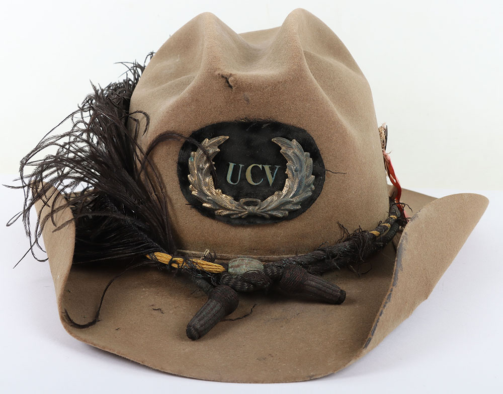 #107 – AMERICAN U.C.V. (CONFEDERATE VETERANS) HAT