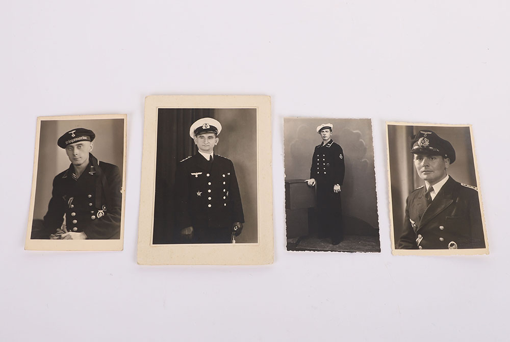 #120 – 4 KRIEGSMARINE PHOTO POSTCARDS