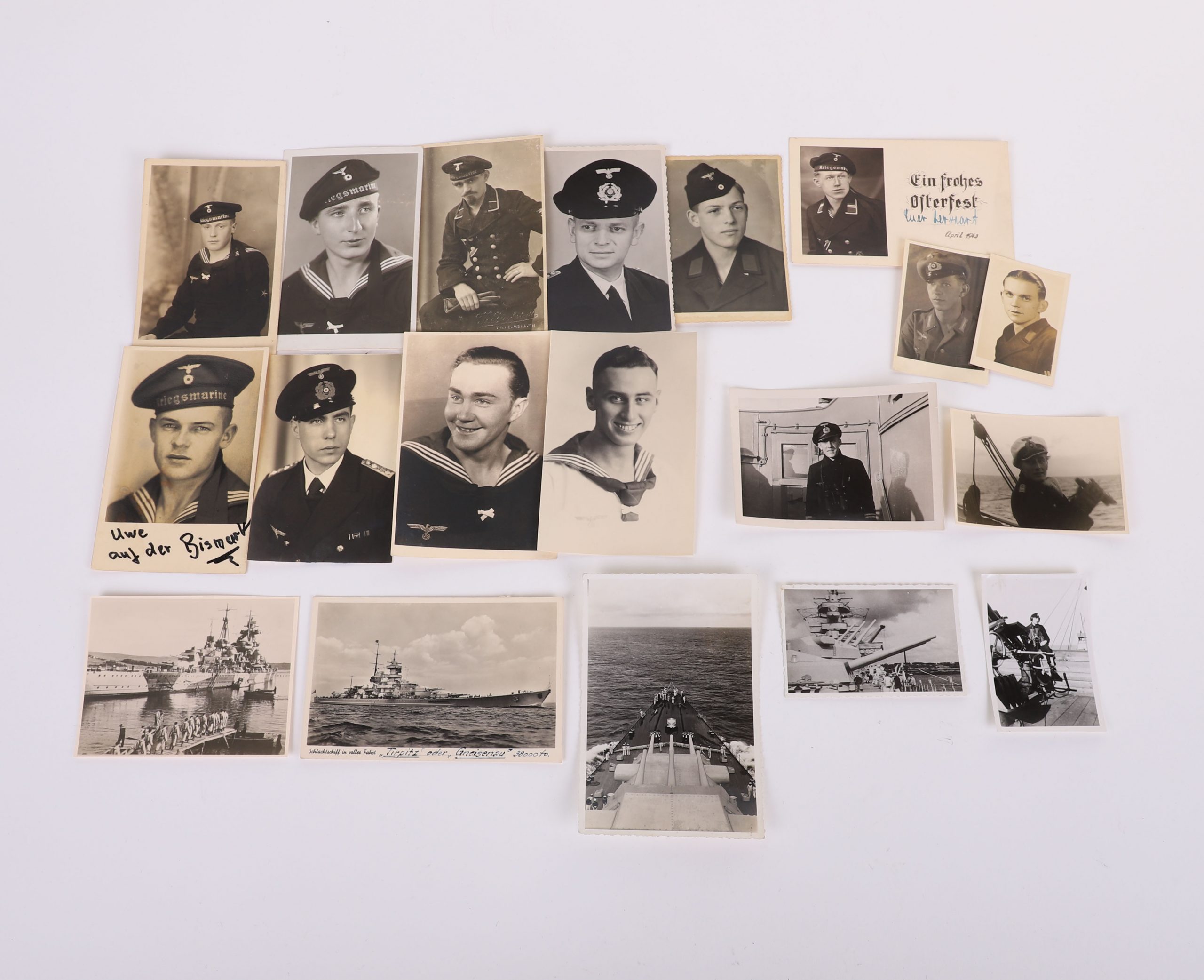 #121 – 19 KRIEGSMARINE POSTCARDS / PHOTOS