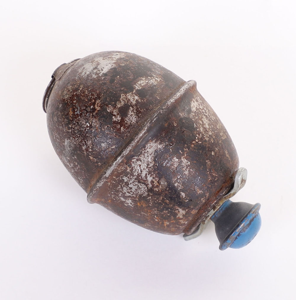 #161 – INERT WW2 GERMAN WEHRMACHT M-39 EGG GRENADE