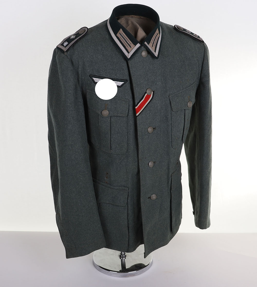 #183 – WW2 GERMAN HEER M-36 PIONEER NCO COMBAT TUNIC