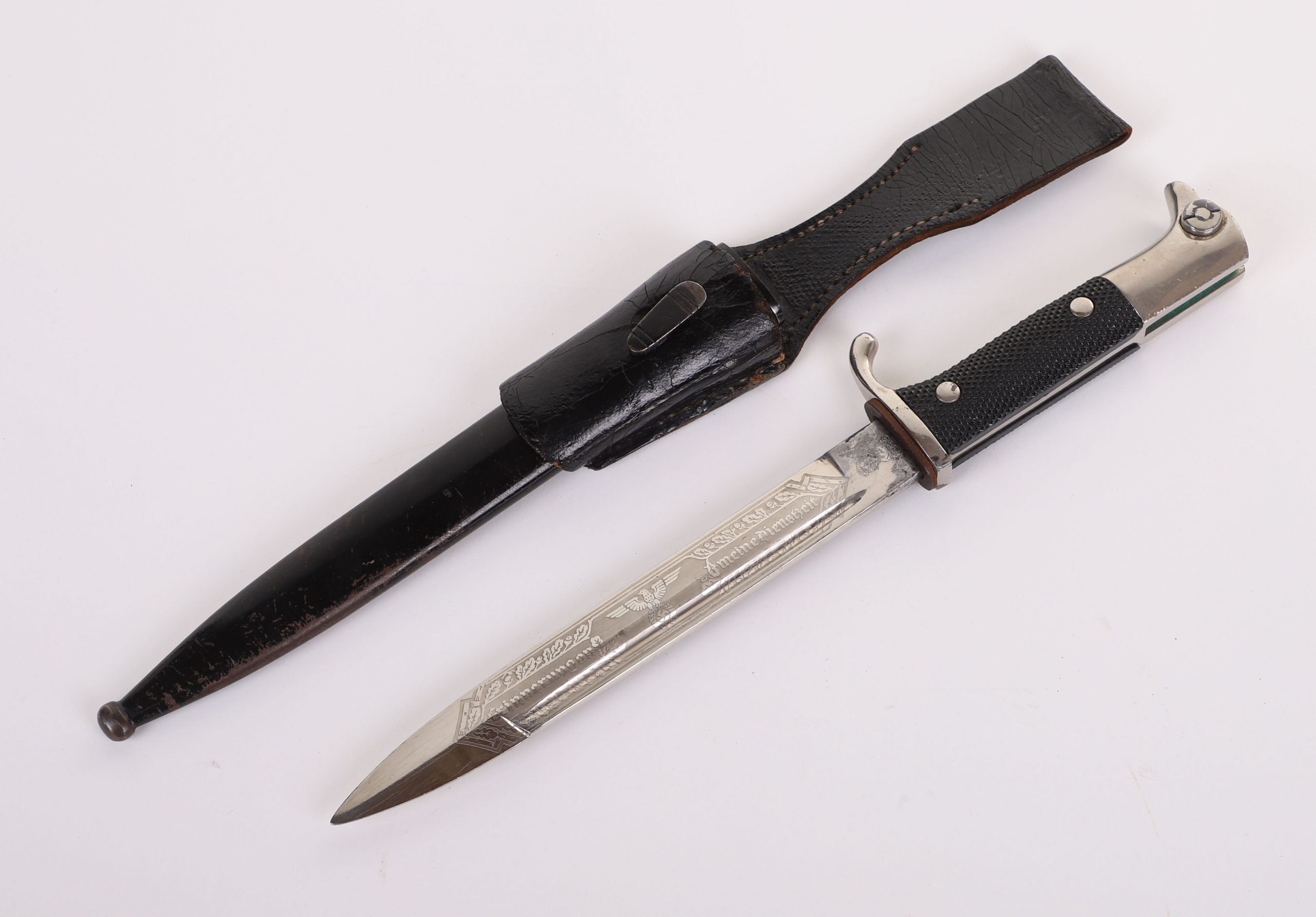 #233 – THIRD REICH K98 DRESS BAYONET BY WKC WITH ETCHED BLADE