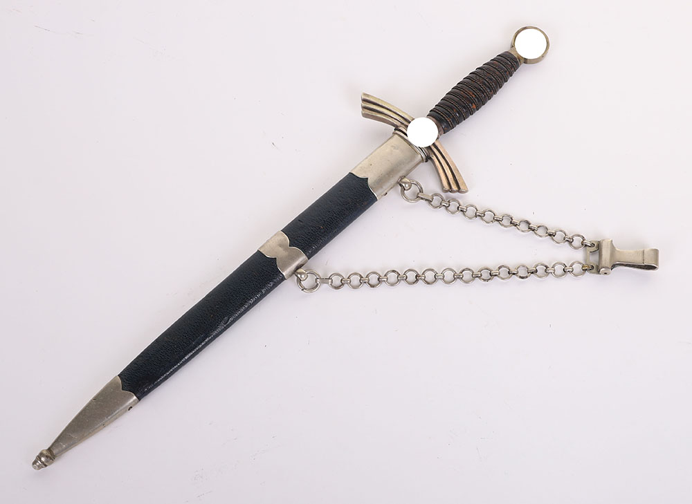 #268 – THIRD REICH LUFTWAFFE 1ST PATTERN DRESS DAGGER BY PAUL WEYERSBERG & CO, SOLINGEN