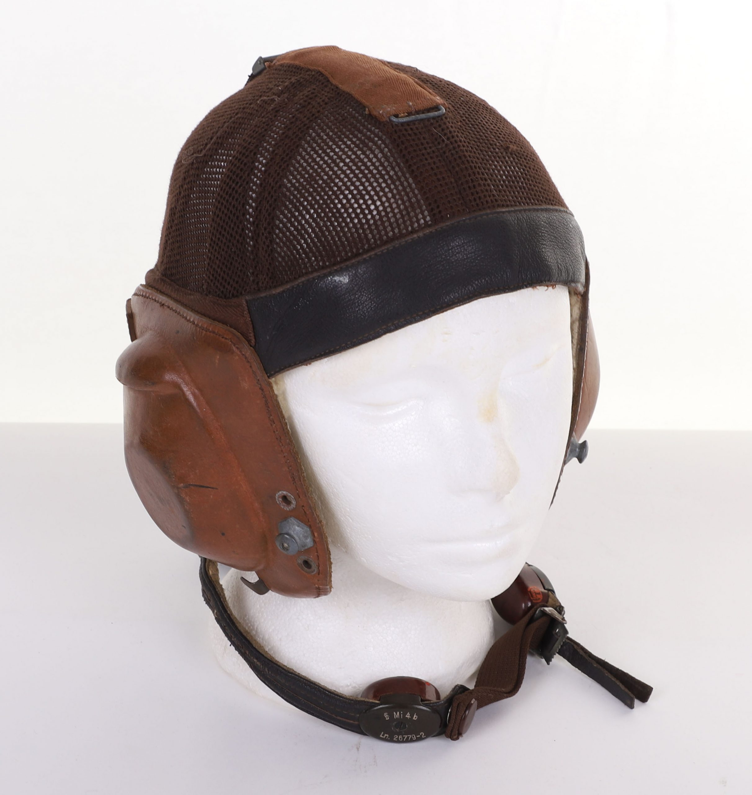 #278 – WW2 GERMAN LUFTWAFFE SUMMER FLYING HELMET LKpN 101