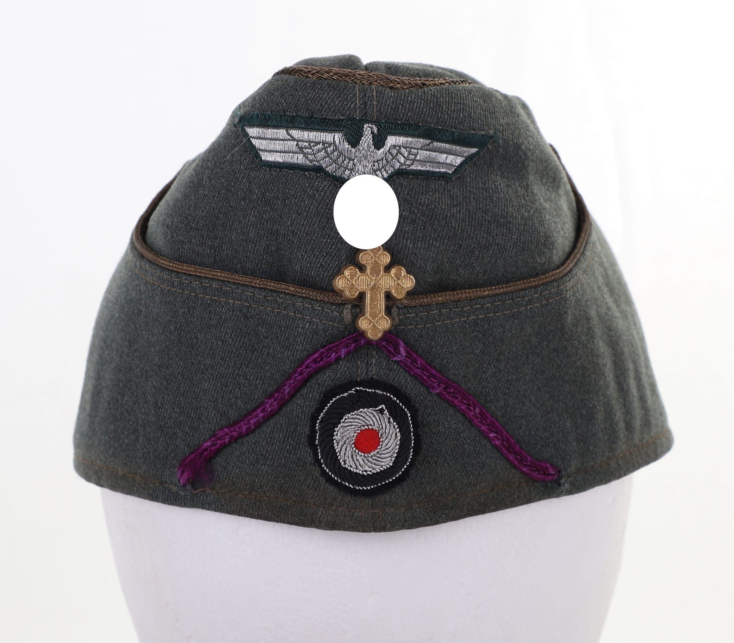 #299 – WW2 GERMAN ARMY FIELD BISHOPS OVERSEAS / SIDE CAP