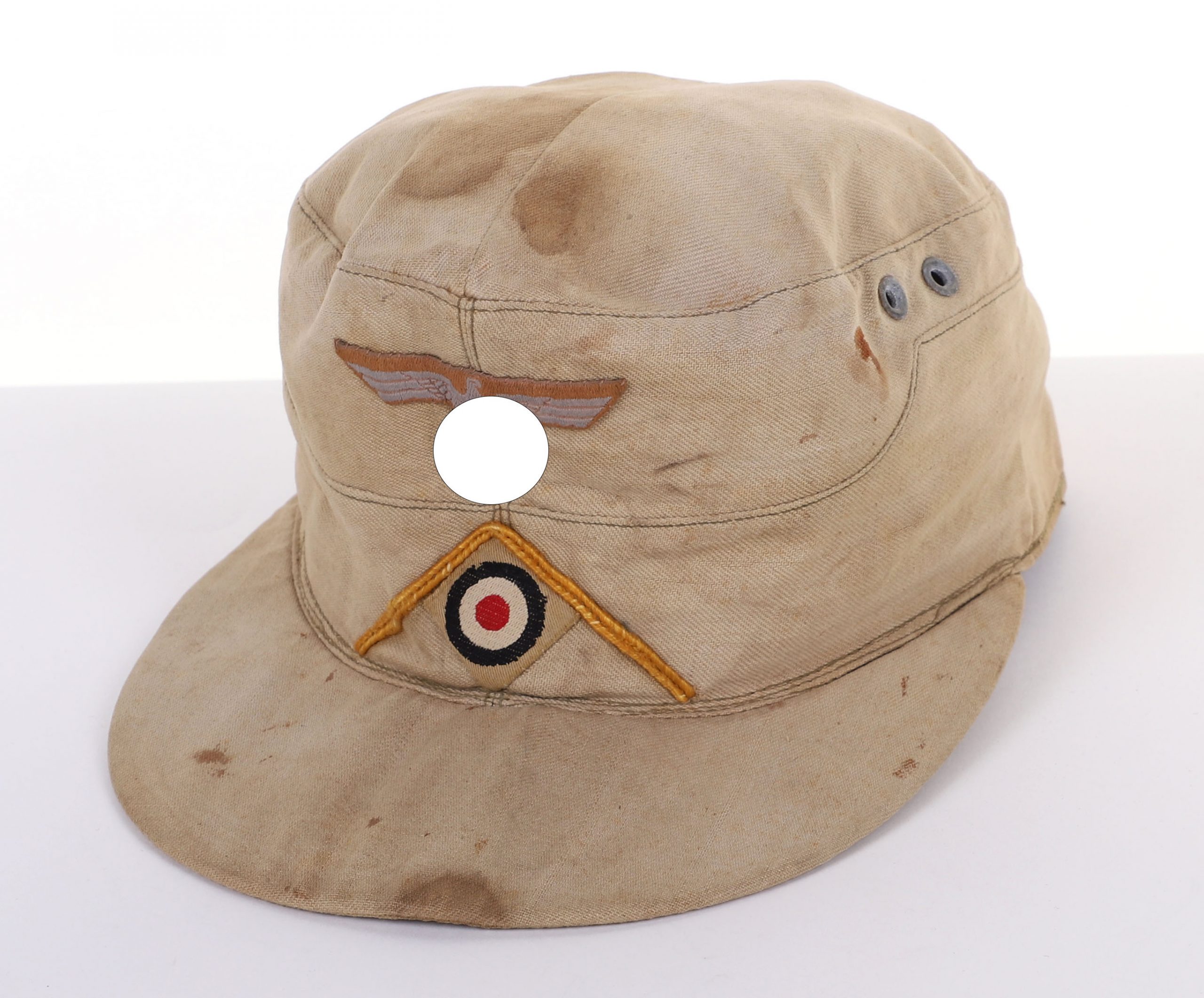 #302 – WW2 GERMAN AFRIKAKORPS CAVALRY SECTION M-41 FIELD CAP