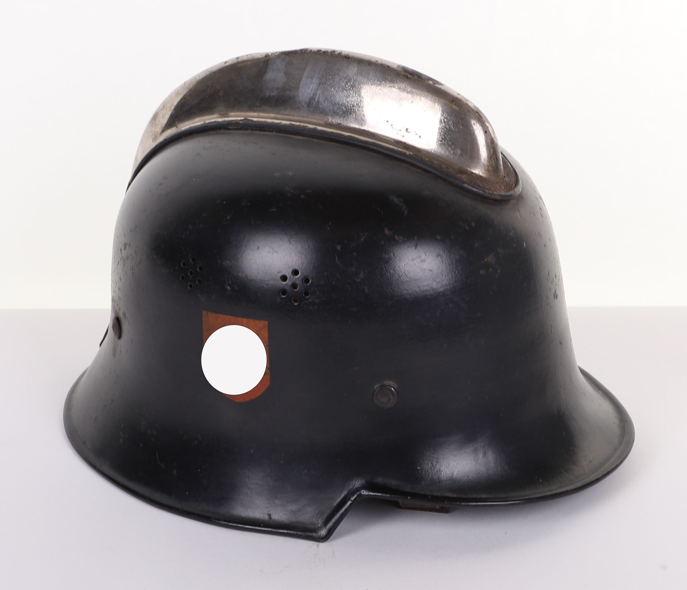 #317 – WW2 GERMAN FIRE POLICE STEEL HELMET