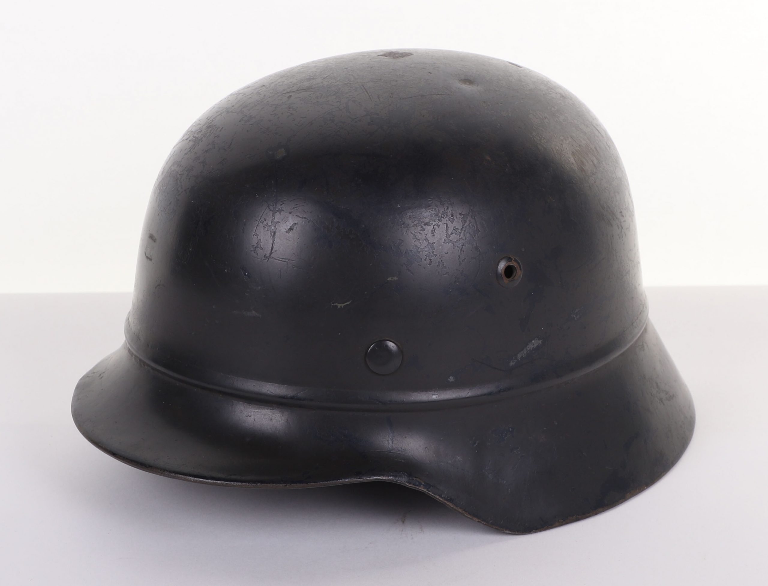 #318 – WW2 GERMAN LUFTSCHUTZ BEADED COMBAT HELMET