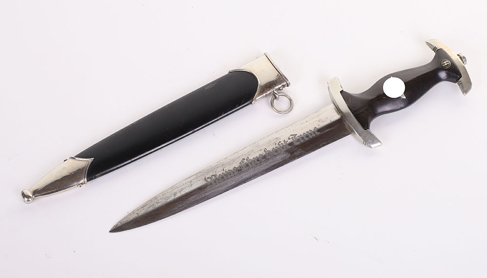 #328 – THIRD REICH SS (SCHUTZSTAFFEL) DRESS DAGGER BY HERDER, SOLINGEN