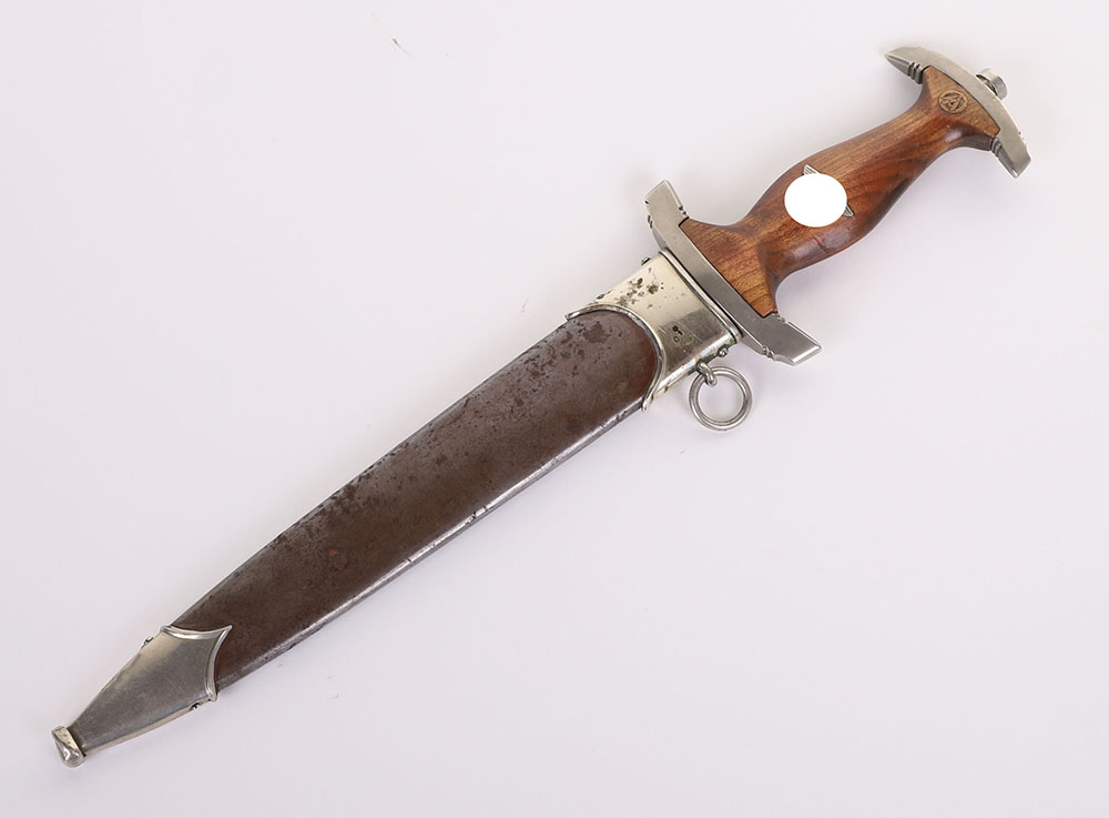 #334 – THIRD REICH SA (STURMABTEILUNG) DRESS DAGGER WITH NAME ETCHED TO BLADE