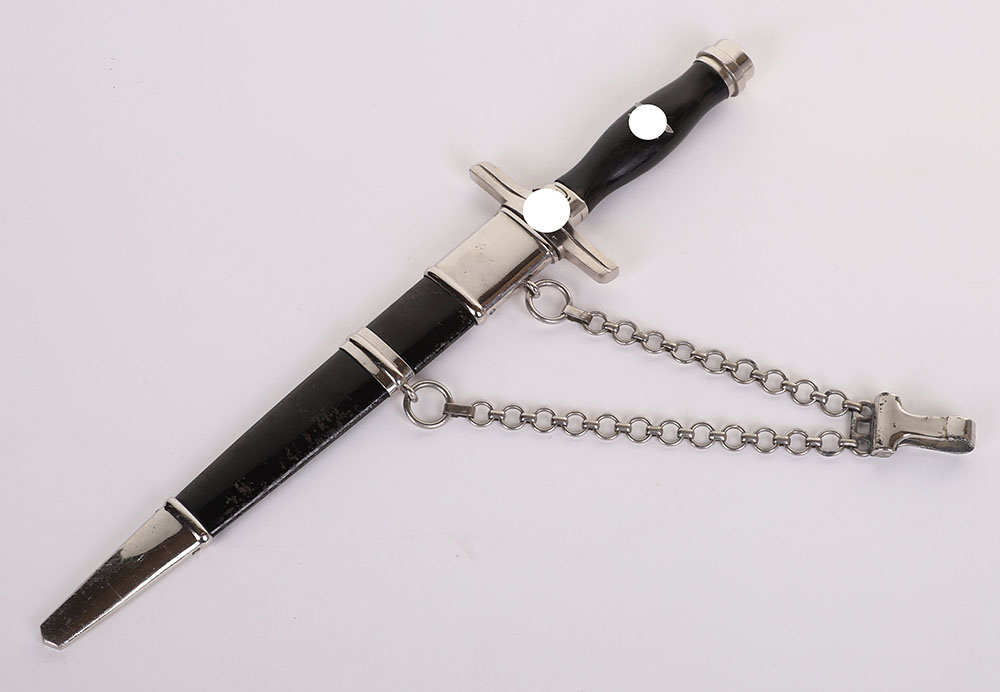 #336 – THIRD REICH POSTSCHUTZ OFFICIALS DRESS DAGGER BY PAUL WEYERSBERG, SOLINGEN