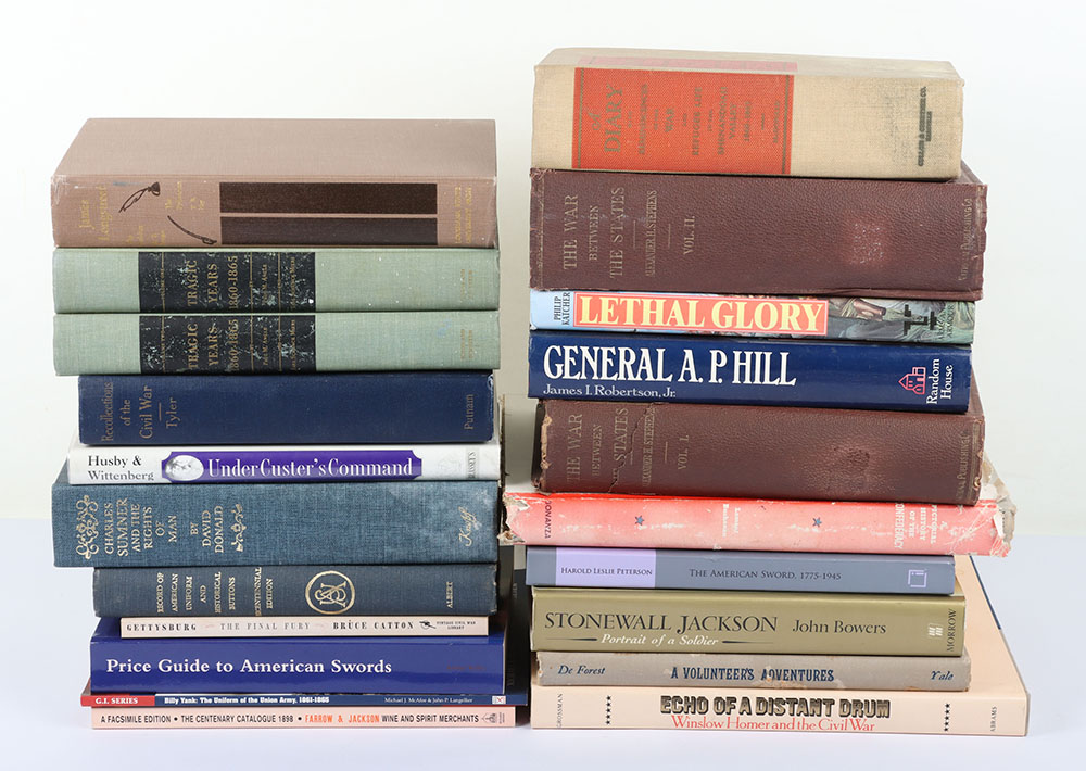 #35 – GROUPING OF BOOKS RELATING TO THE AMERICAN CIVIL WAR