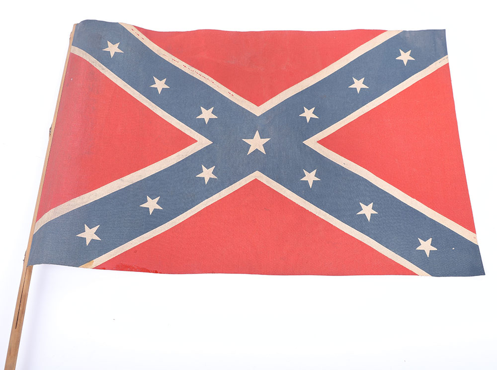 #372 – CIVIL WAR PERIOD CONFEDERATE PARADE FLAG