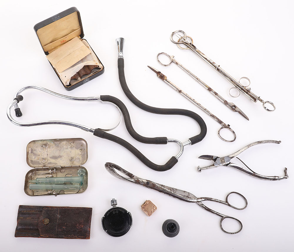 #396 – 10 PIECES OF MISCELLANEOUS MEDICAL INSTRUMENTS BELONGING TO GEORGE E. GOODFELLOW