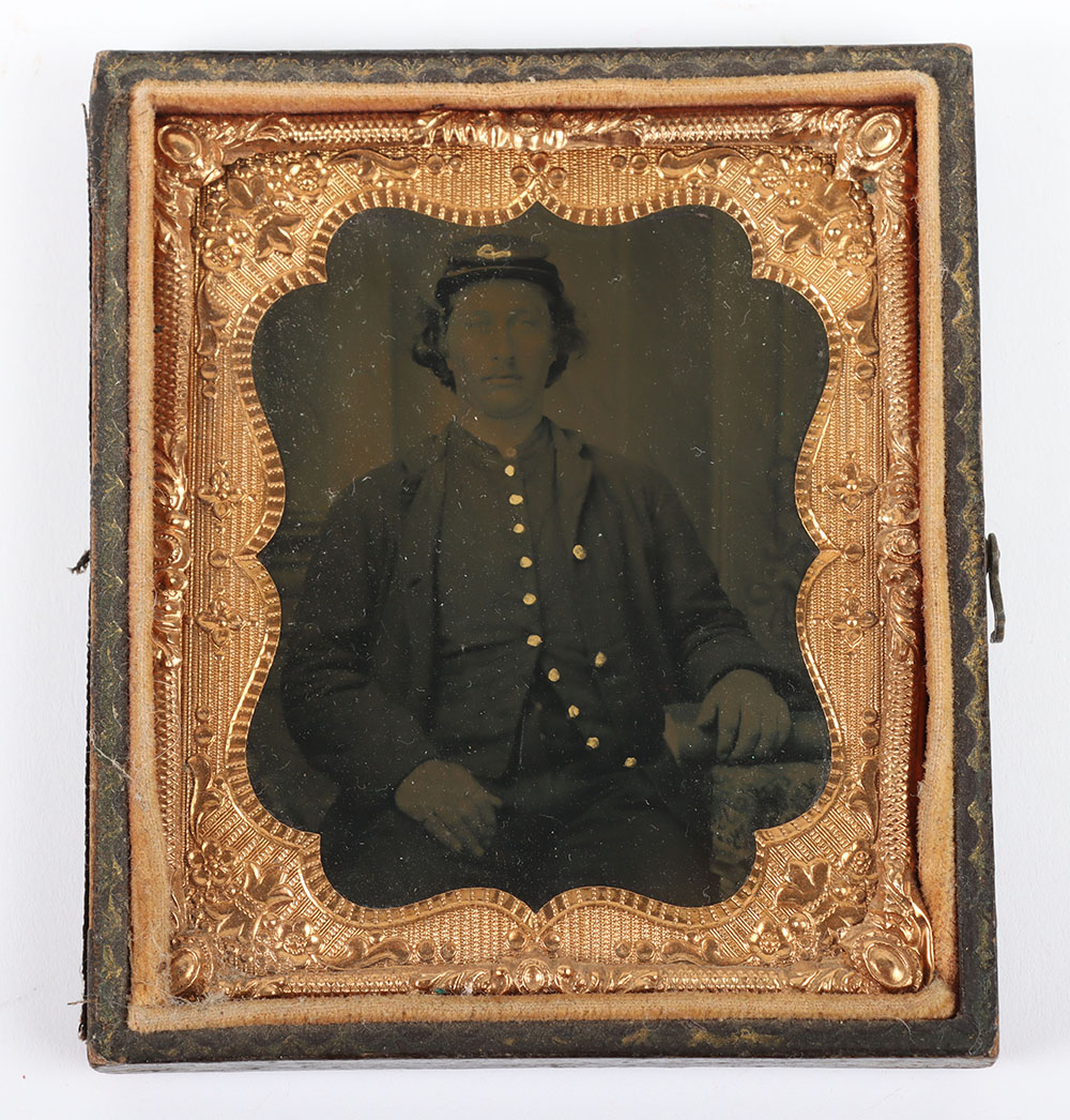 #74 – US CIVIL WAR IMAGE, A SITTING UNION SOLDIER