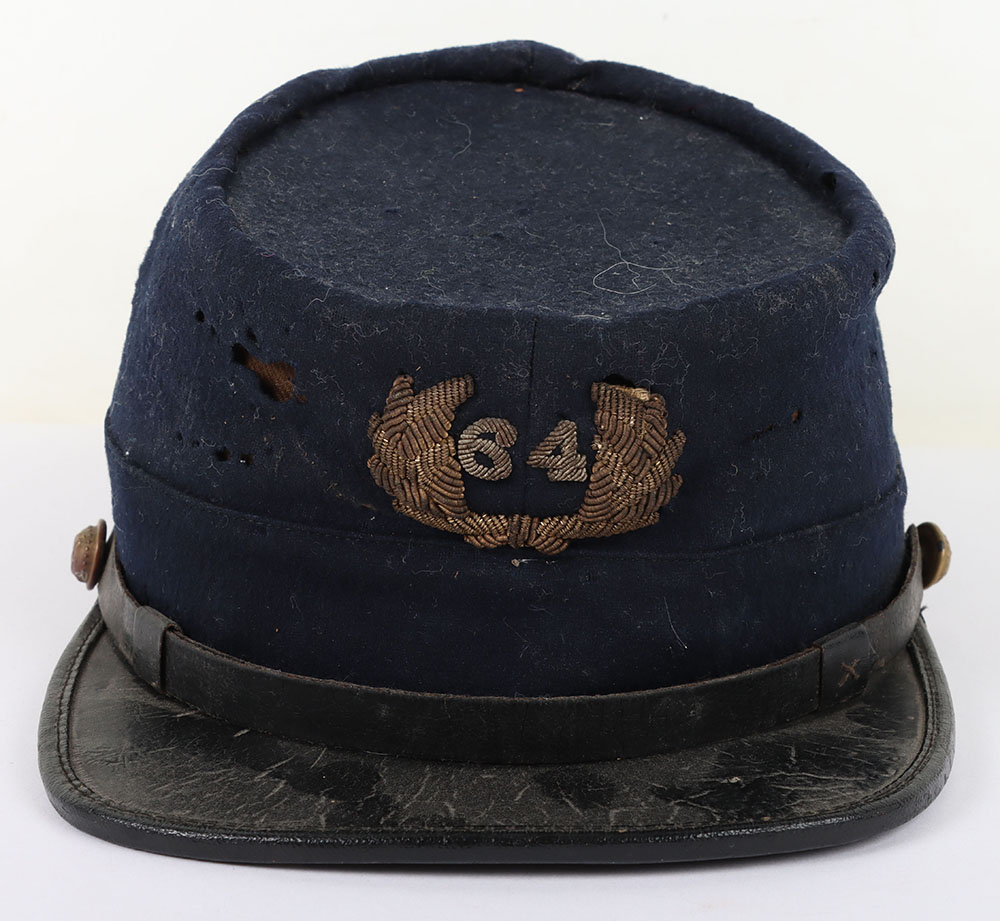 #77 – US CIVIL WAR PERIOD NEW YORK STATE OFFICERS KEPI