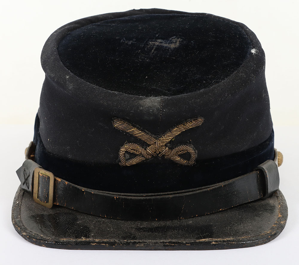 #90 – US CIVIL WAR PERIOD UNION CAVALRY OFFICERS KEPI, NON REGULATION