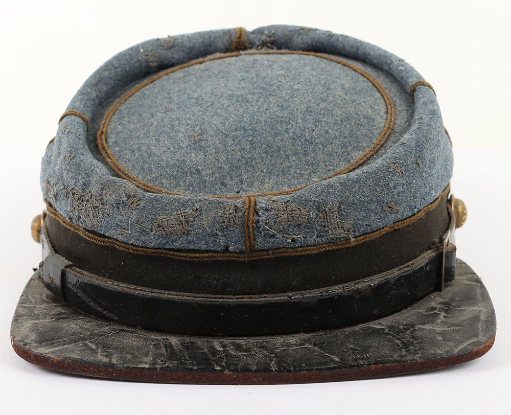 #98 – US CIVIL WAR PERIOD CONFEDERATE MILITIA OFFICERS KEPI FROM GEORGIA